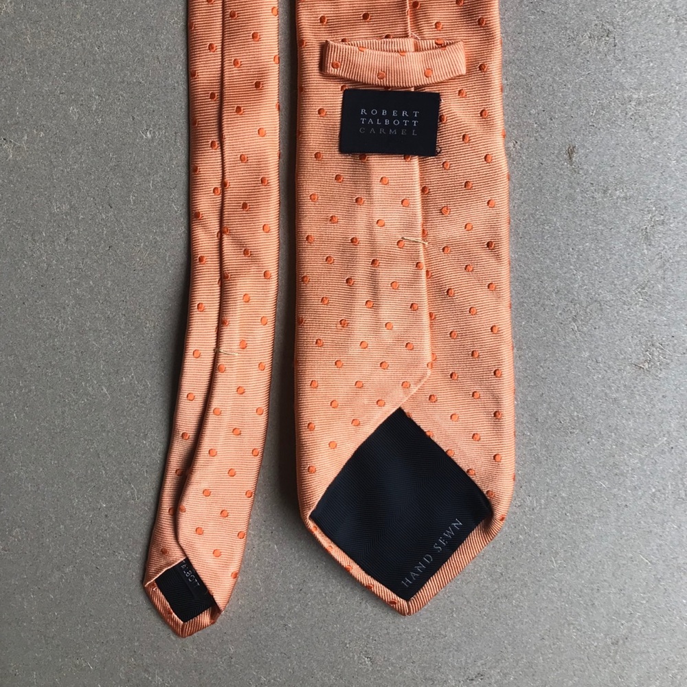 Robert Talbot Orange tie